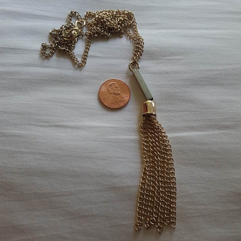 * FREE w/ Purchase Gold Tassel Necklace